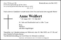 eine Anzeige
