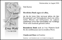 eine Anzeige